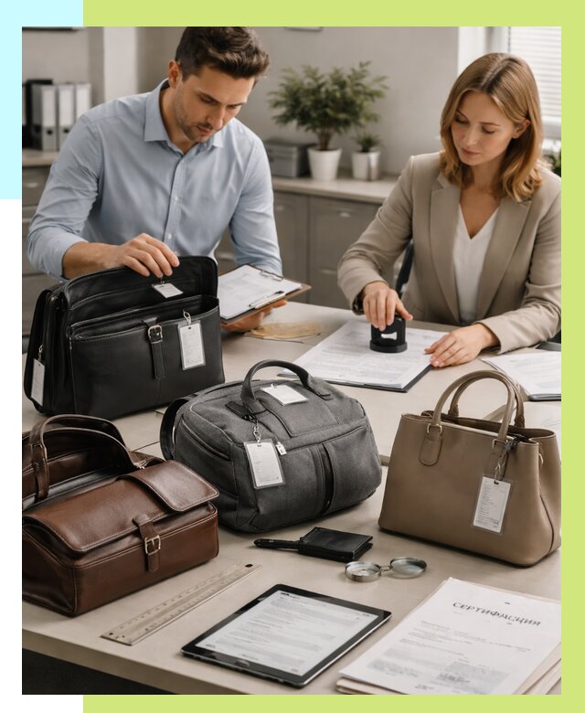 Сертификация сумок в Рубцовске от 7585 руб. | Алешин-Рбц