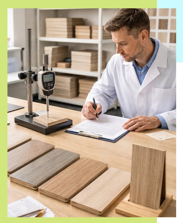 Сертификация ламината с испытаниями и оформлением документов в Рубцовске