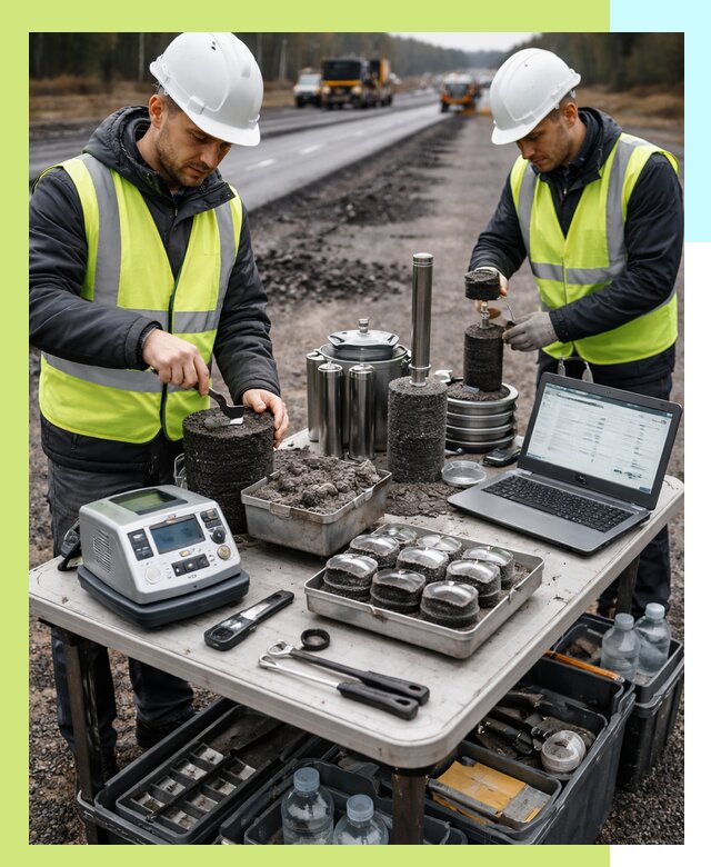 Сертификация асфальта: испытания и подтверждение в Рубцовске