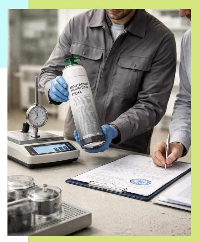 Сертификация монтажной пены в Рубцовске от 15170 р. | Алешин-Рбц