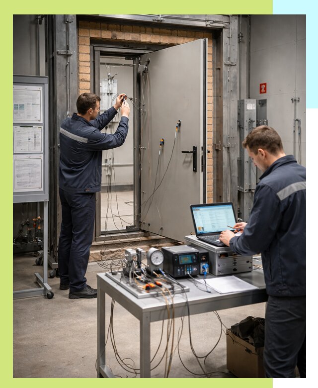 Сертификация противопожарных дверей в Рубцовске по ГОСТ и ТР