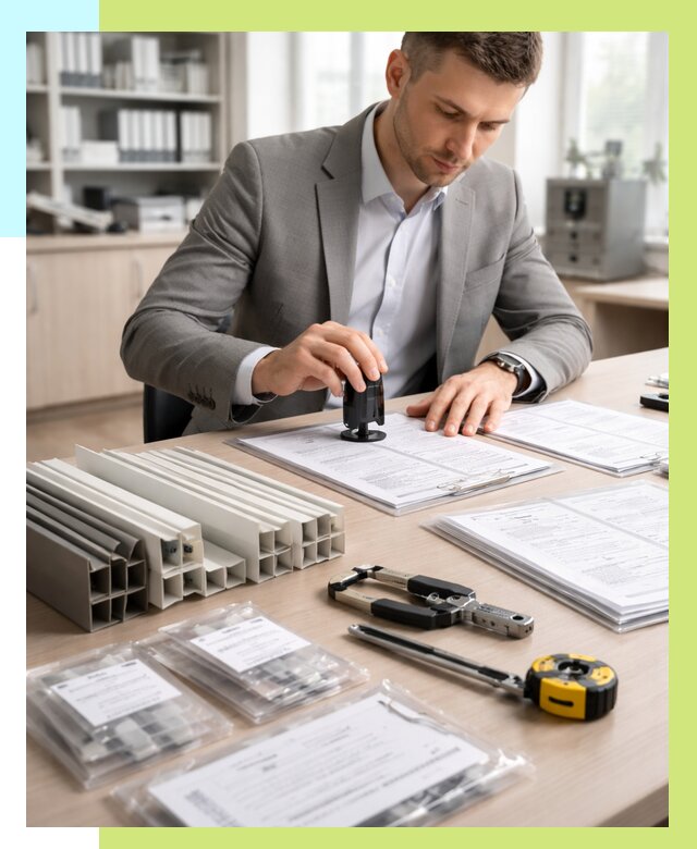 Сертификация ПВХ продукции в Рубцовске от 8596 р., Алешин-Рбц