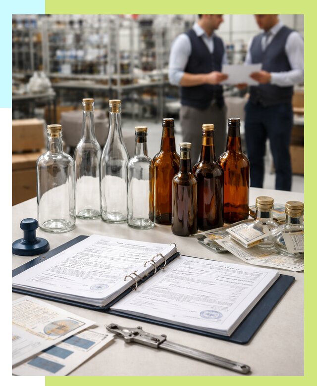 Сертификация стеклянных бутылок в Рубцовске от 25283 р. | Алешин-Рбц