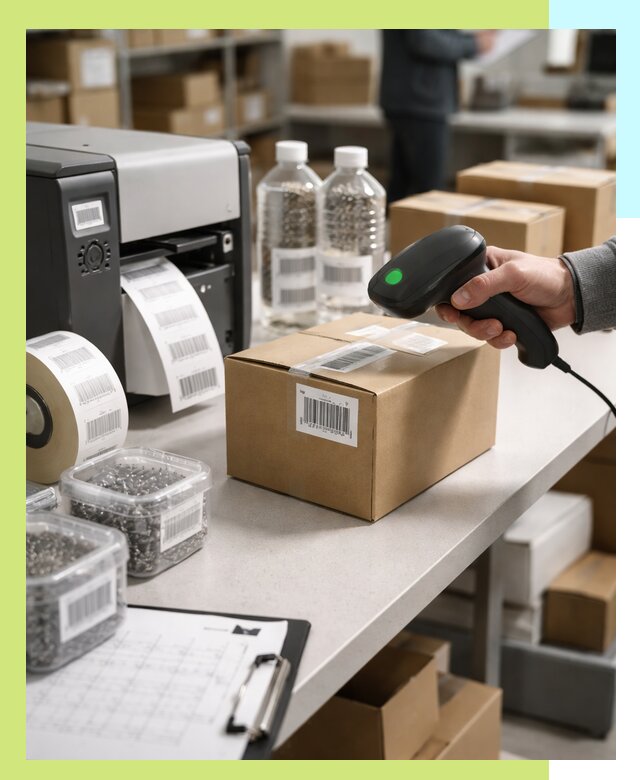 Штрихкодирование продукции и маркировка для продажи в Рубцовске
