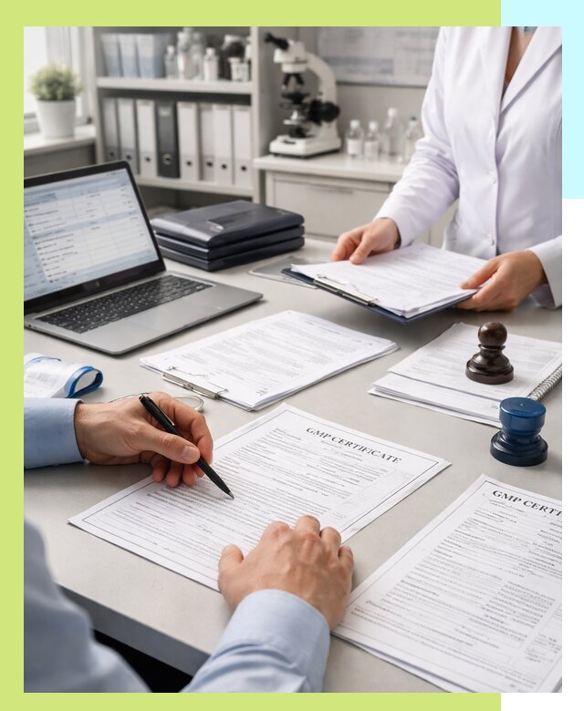 Оформление сертификата GMP в Рубцовске для фармпроизводства