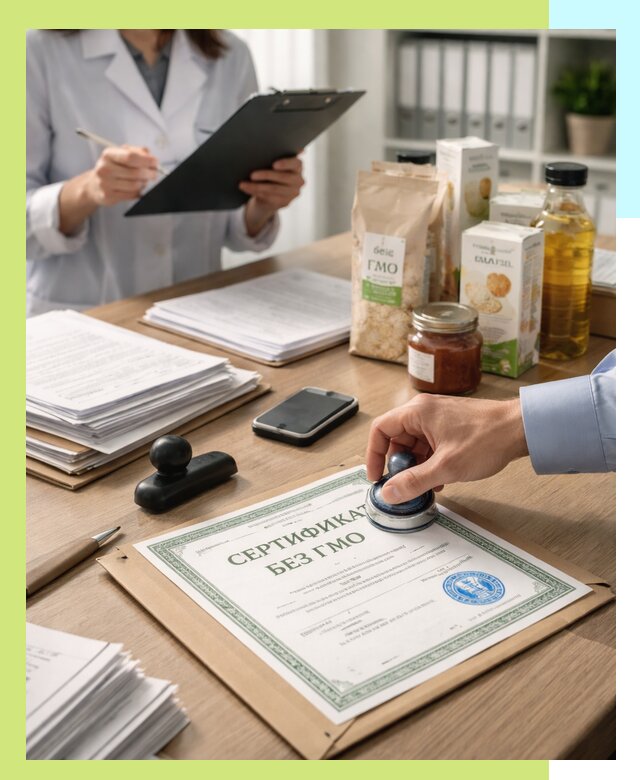 Получение сертификата Без ГМО для продукции в Рубцовске