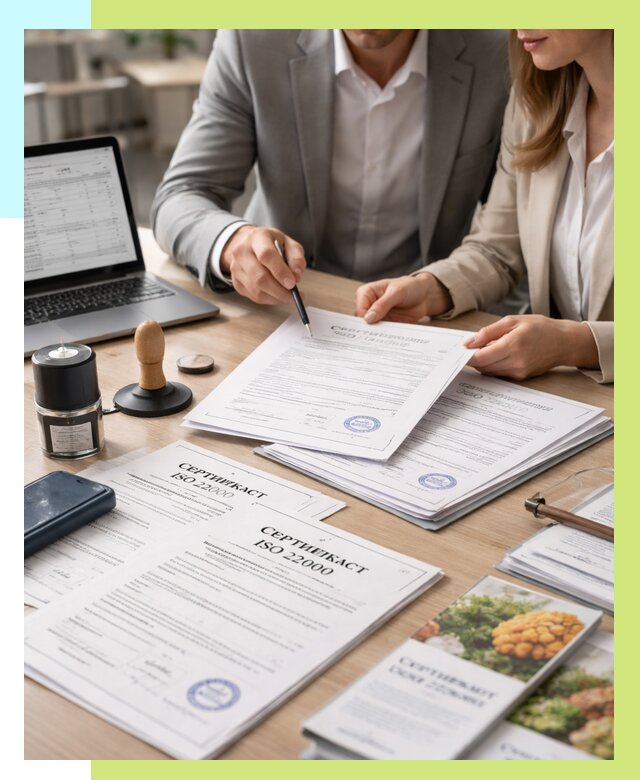 Сертификат ISO 22000 в Рубцовске от 40452 р. под ключ | Алешин-Рбц