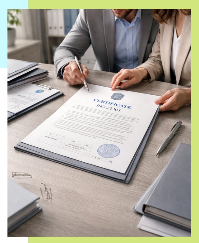 Сертификат ISO 22301 в Рубцовске от 45509 р. | Алешин-Рбц срочно